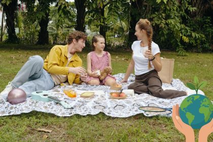 picnic por el día de la tierra