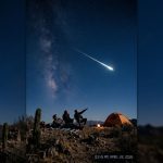 Lluvia de estrellas líridas | IA