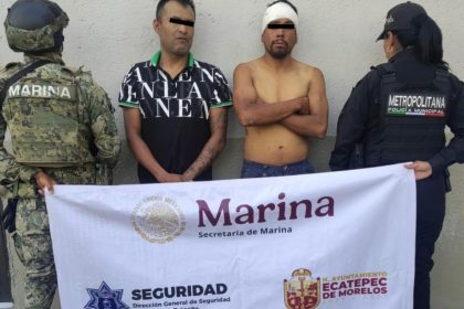 Policía de Ecatepec detiene a probables responsable de incendio en recicladora