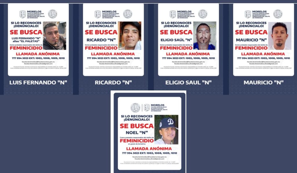 se busca feminicidas
