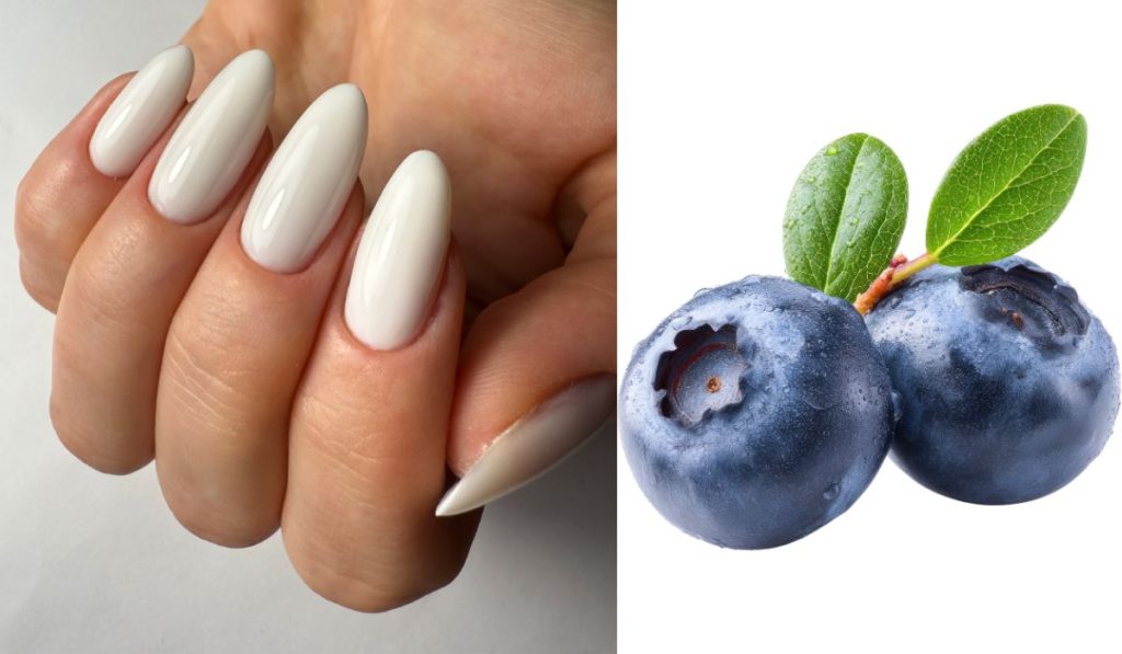 uñas blueberry