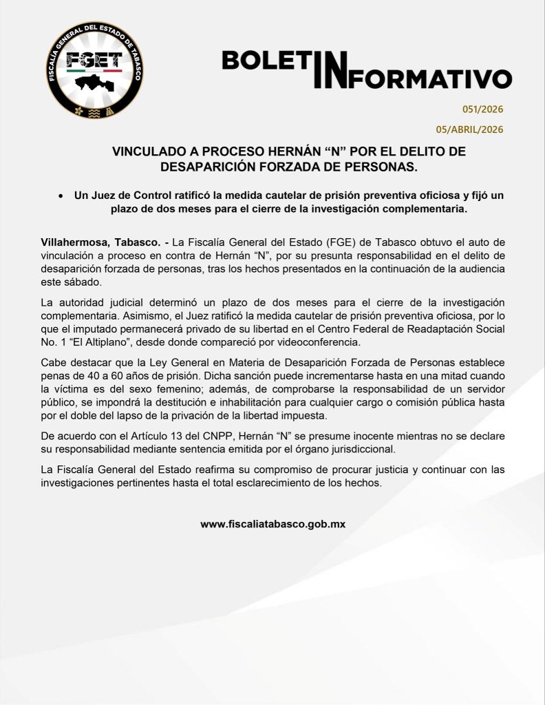 fiscalia tabasco hernan bermudez