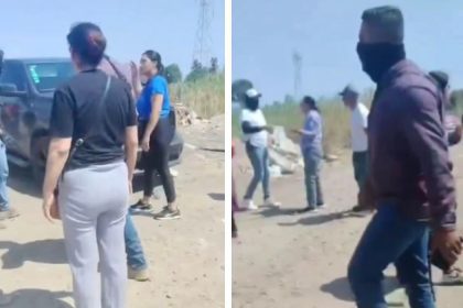 pobladores de celaya impiden presunta detencion violenta de agentes de la aic video