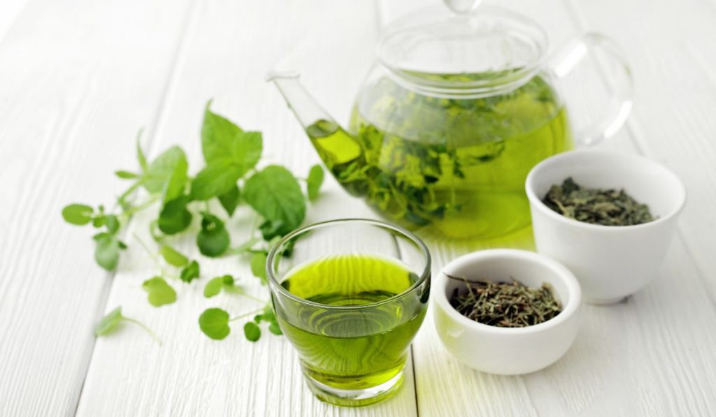 té verde infusión