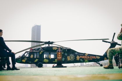 01 nuevo leÓn fortalece su blindaje Áereo con segundo black hawk