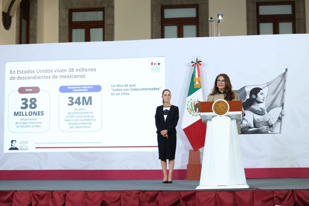 sheinbaum mañanera mexicanos en el exterior