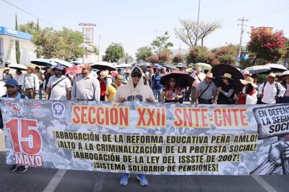 marcha cnte día maestro oaxaca