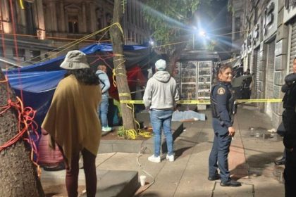 muere hombre en plantón de la cnte