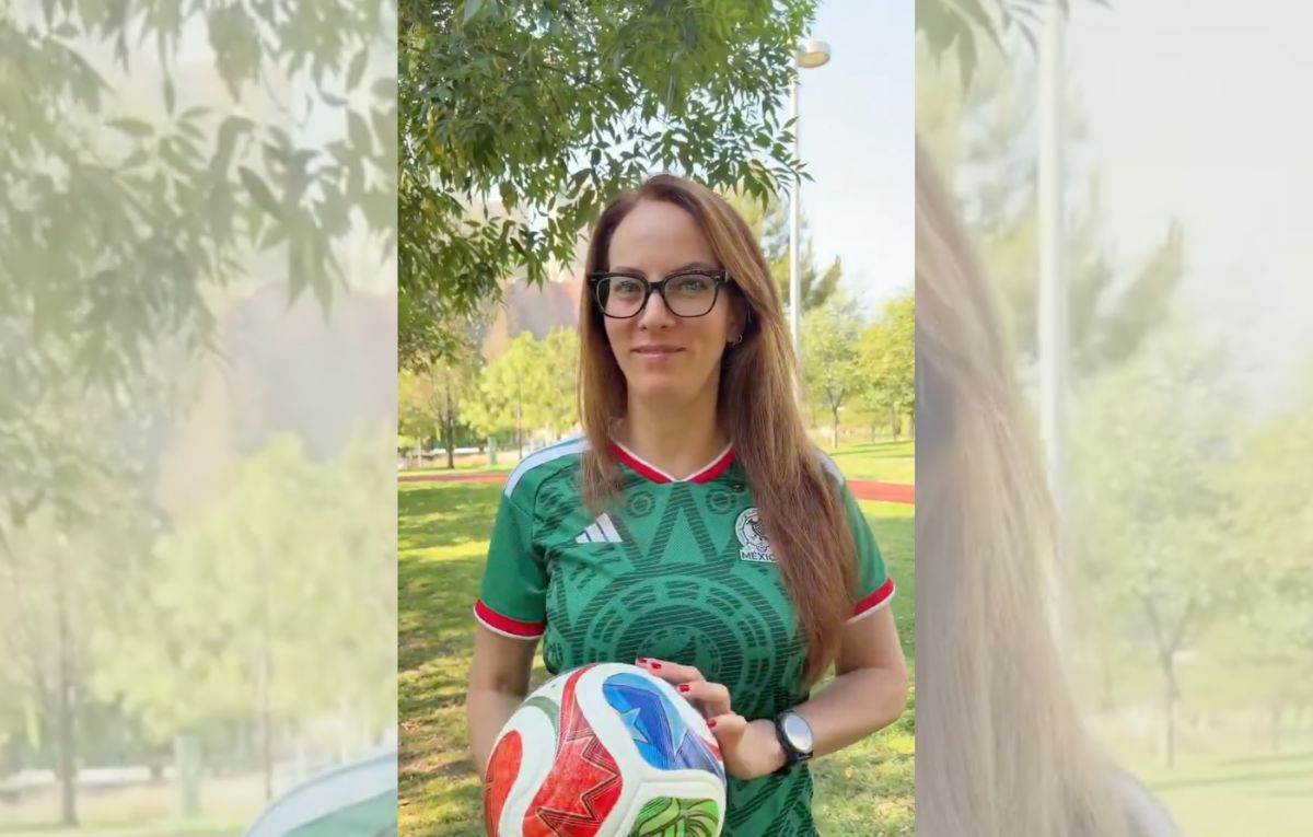 Gabriela Cuevas muestra la tecnologia de la TRIONDA | X: @GabyCuevas