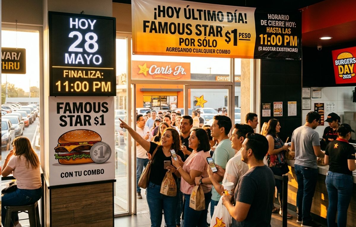 Día de la Hamburguesa: a qué hora acaba la promoción de Carls Jr. | IA