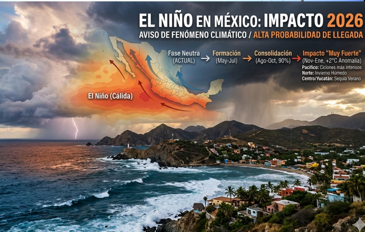 Cuándo impactará El Niño en la CDMX | IA