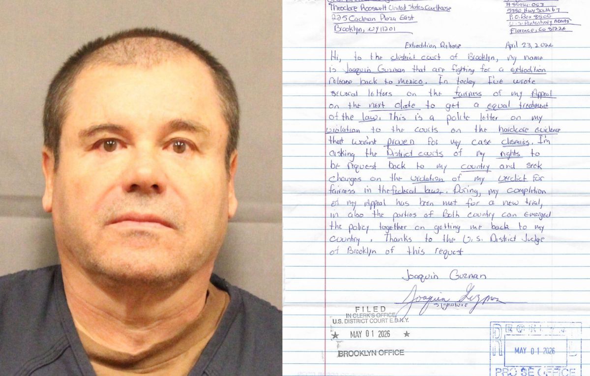 Joaquín Chapo de Sinaloa está solicitando su extradición| Especial