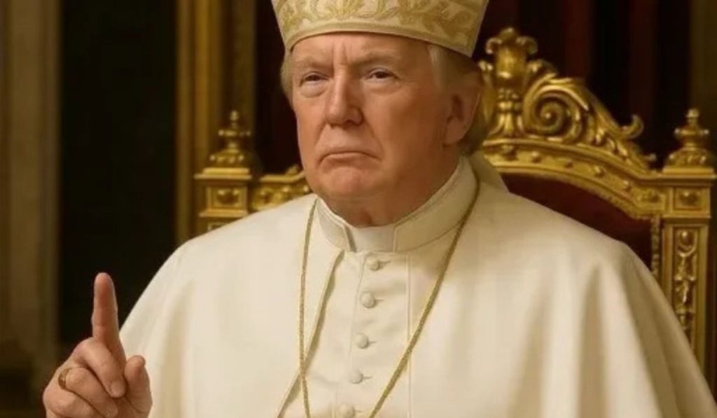 trump como papa