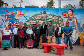 Atiende Alfredo Álvarez invitación de comunidad Purépecha en Rosarito