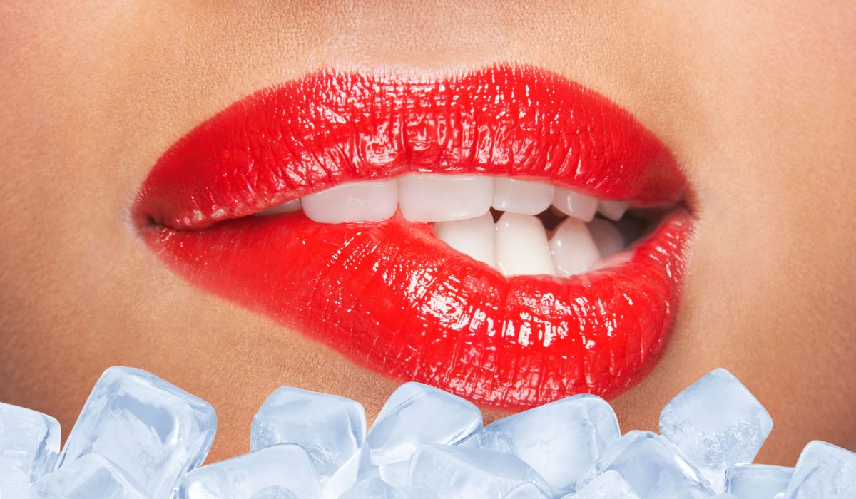 masticar hielo