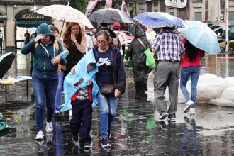 lluvias en la capital