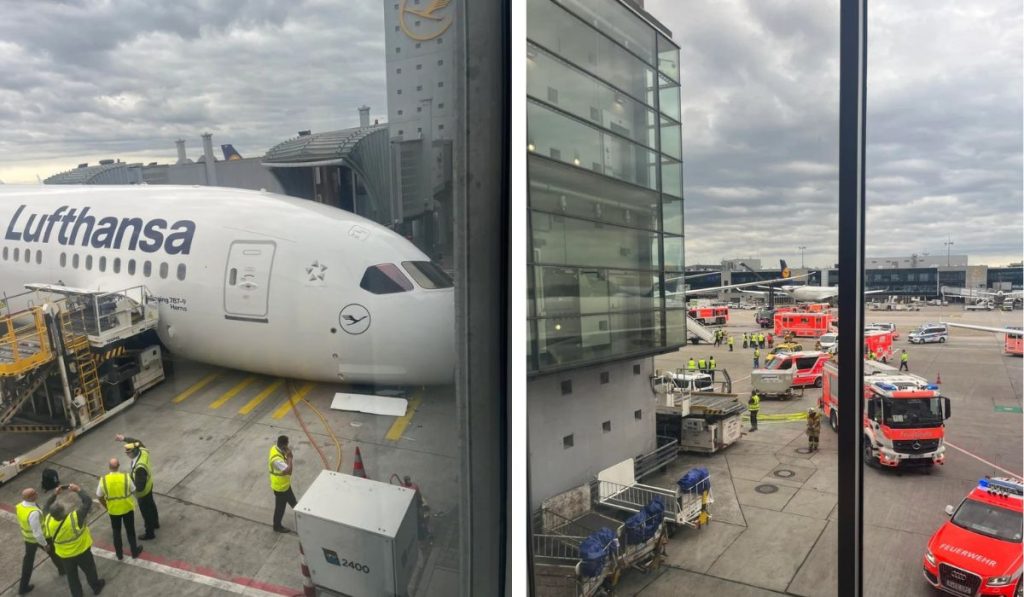accidente en aeropuerto fránkfort, alemania