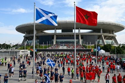 banderas de escocia y marruecos