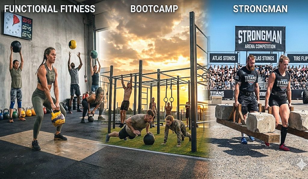 hyrox, crossfit y calistenia