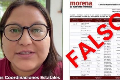 morena alerta de listado fake