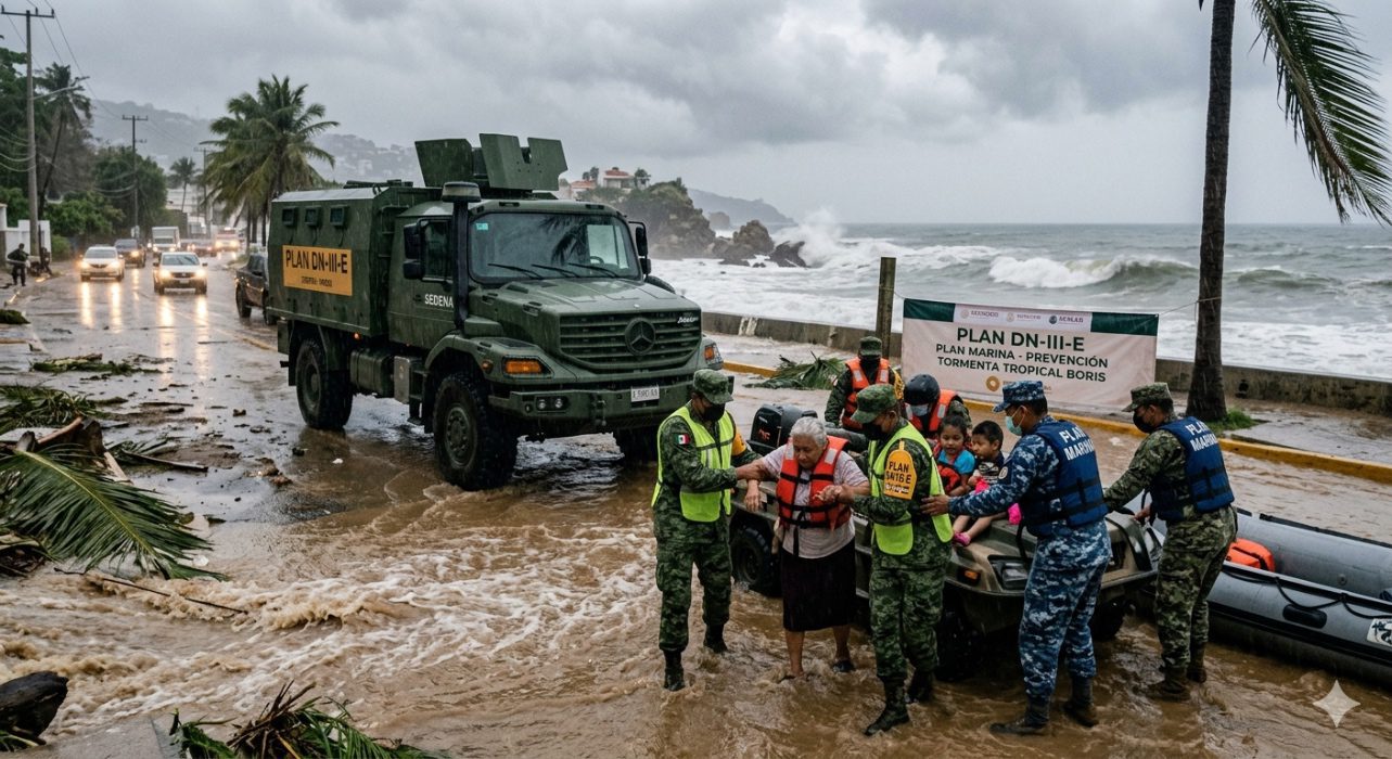 Plan DN-III por la tormenta tropical Boris | IA