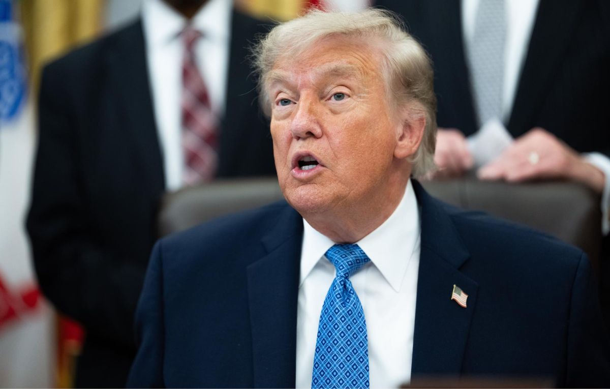 Fotografía del 26 de junio de 2026 del presidente Donald Trump. EFE/Aaron Schwartz / POOL