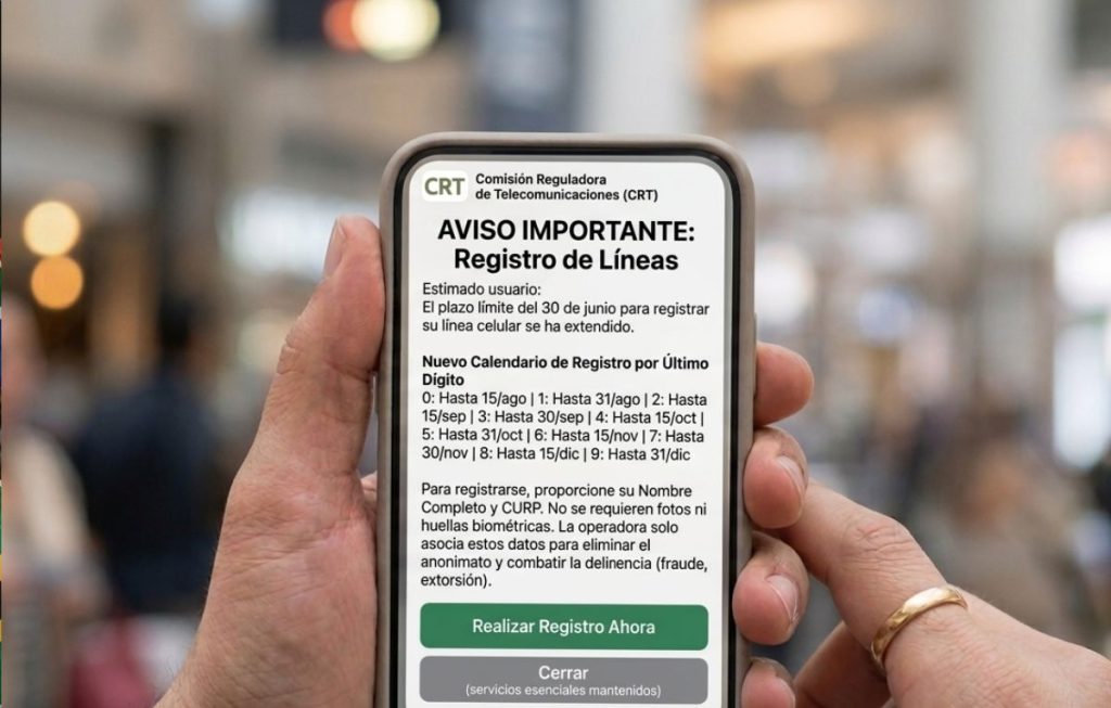 Nueva prorroga de registro de celulares | IA