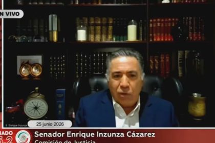 Enrique Inzunza en sesión en línea | Captura de pantalla