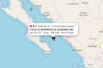 Sismo en Guasave, Sonora