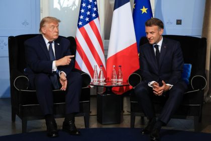 trump y macron
