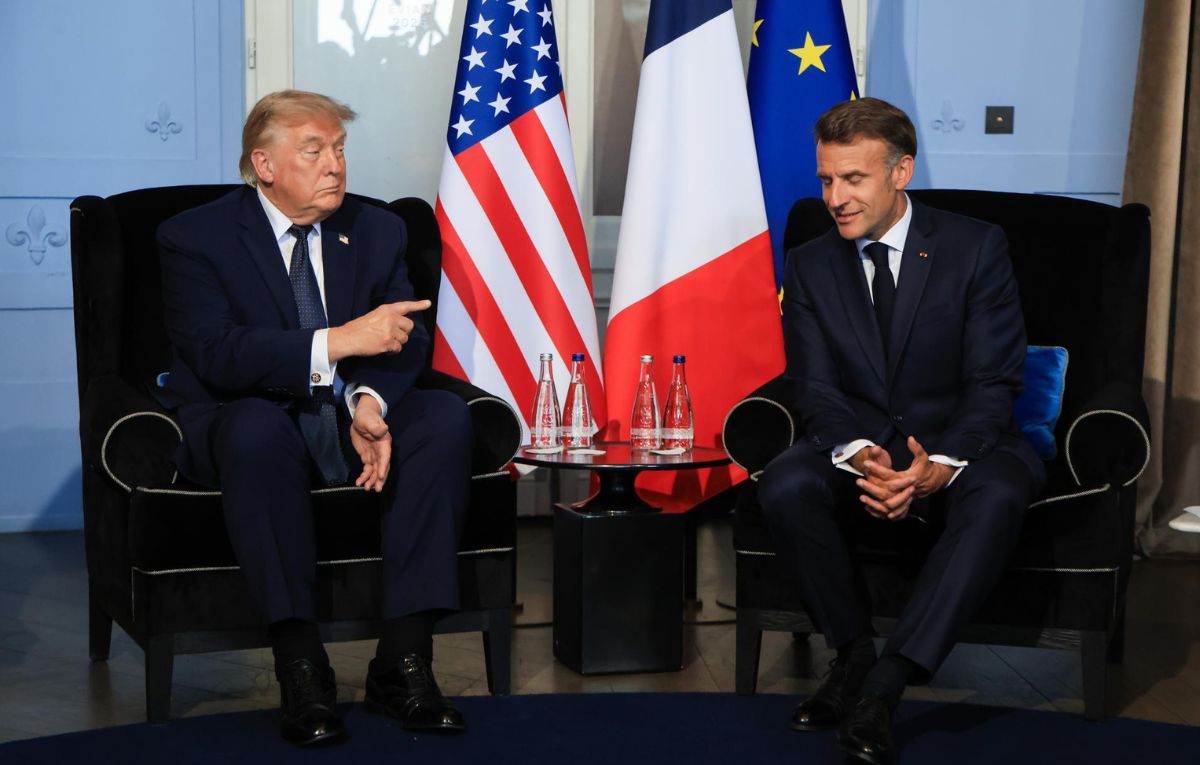 trump y macron