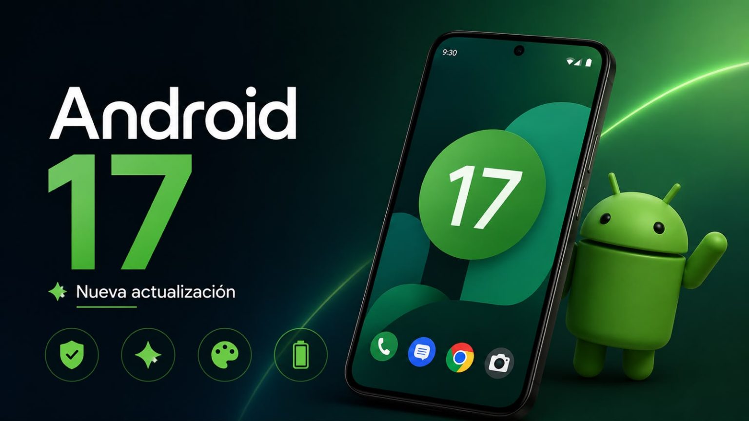 actualizacion android 17