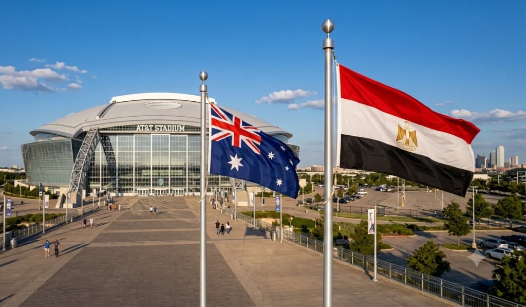 banderas de australia y egipto
