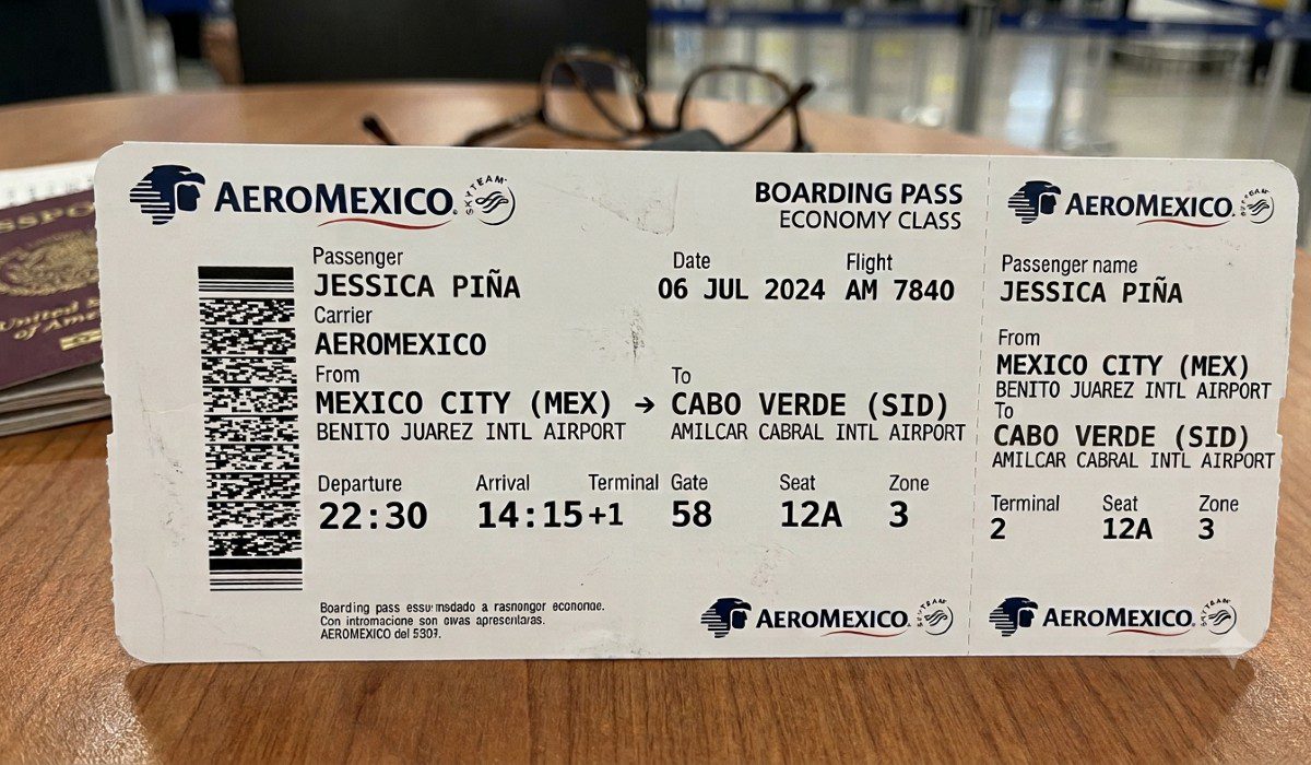 boleto de avión a cabo verde