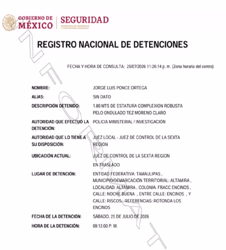 detenido