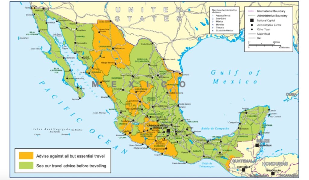 mapa detallado para viajeros ingleses