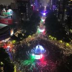 CIUDAD DE MÉXICO, 30JUNIO2026.- Miles de aficionados celebran en las inmediaciones del Ángel de la Independencia, el triunfo de la Selección Mexicana ante Ecuador durante los 16vos de final de la Copa del Mundo 2026. FOTO: GALO CAÑAS/CUARTOSCURO.COM