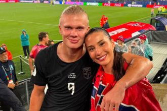 Erling Haaaland y su esposa | Especial