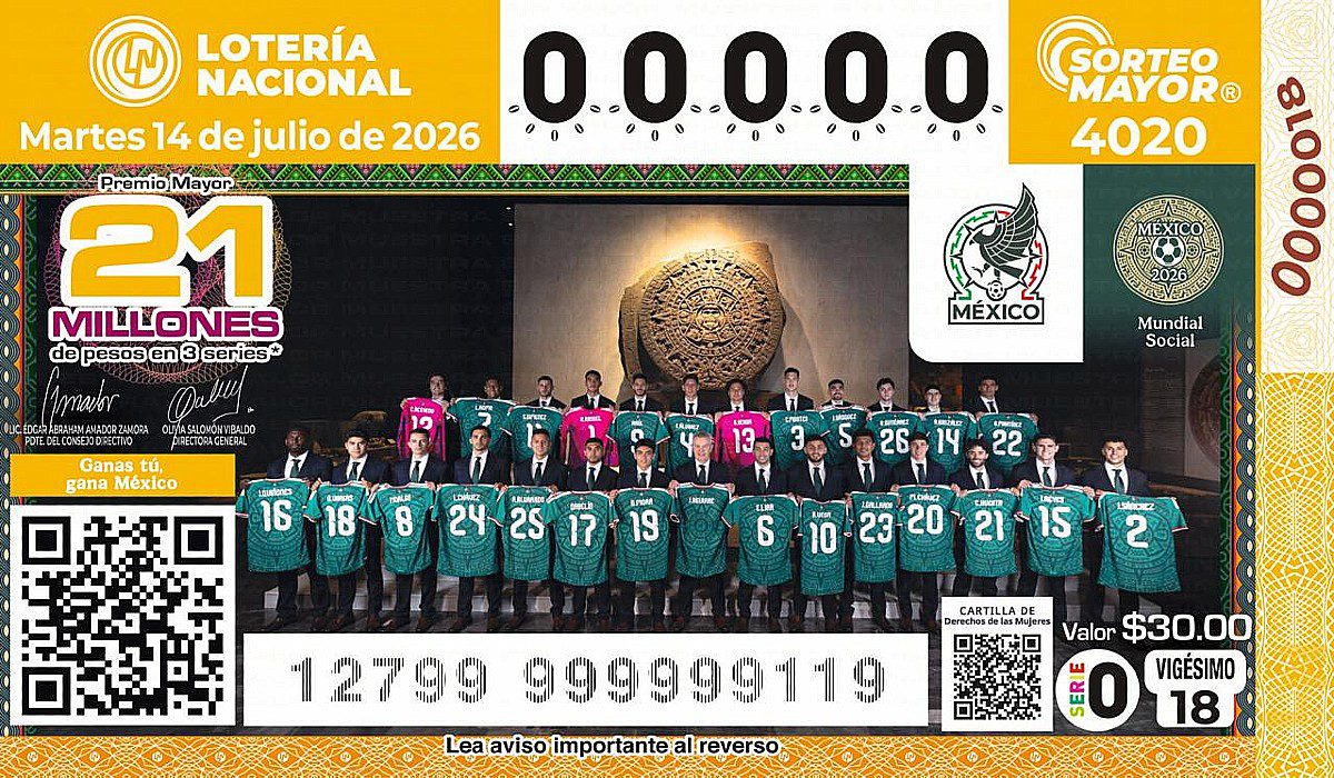 selección nacional, billete lotería nacional