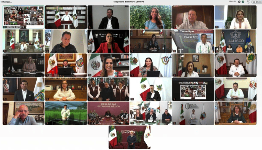 32 gobernadores del país, plan nacional de reforestación