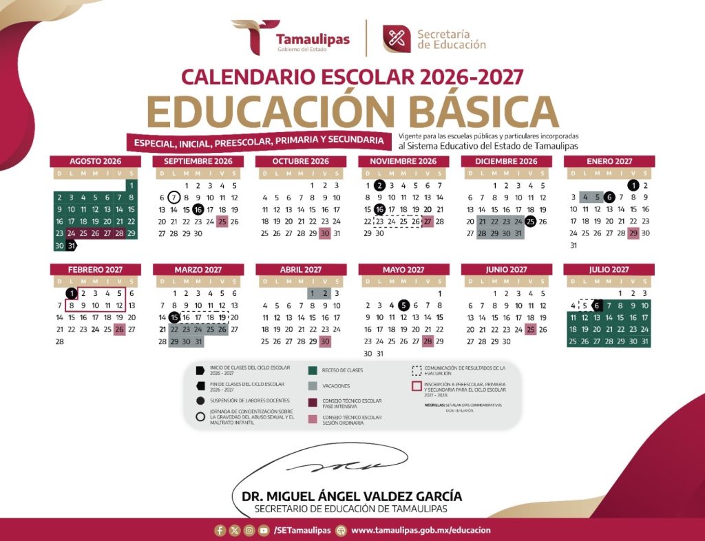 calendario tamaulipas