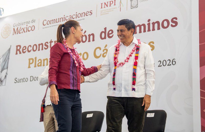 claudia sheinbaum, visita oaxaca