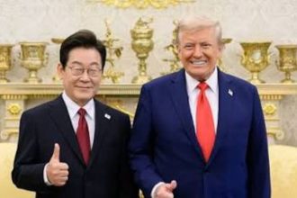 donald trump y lee jae myung