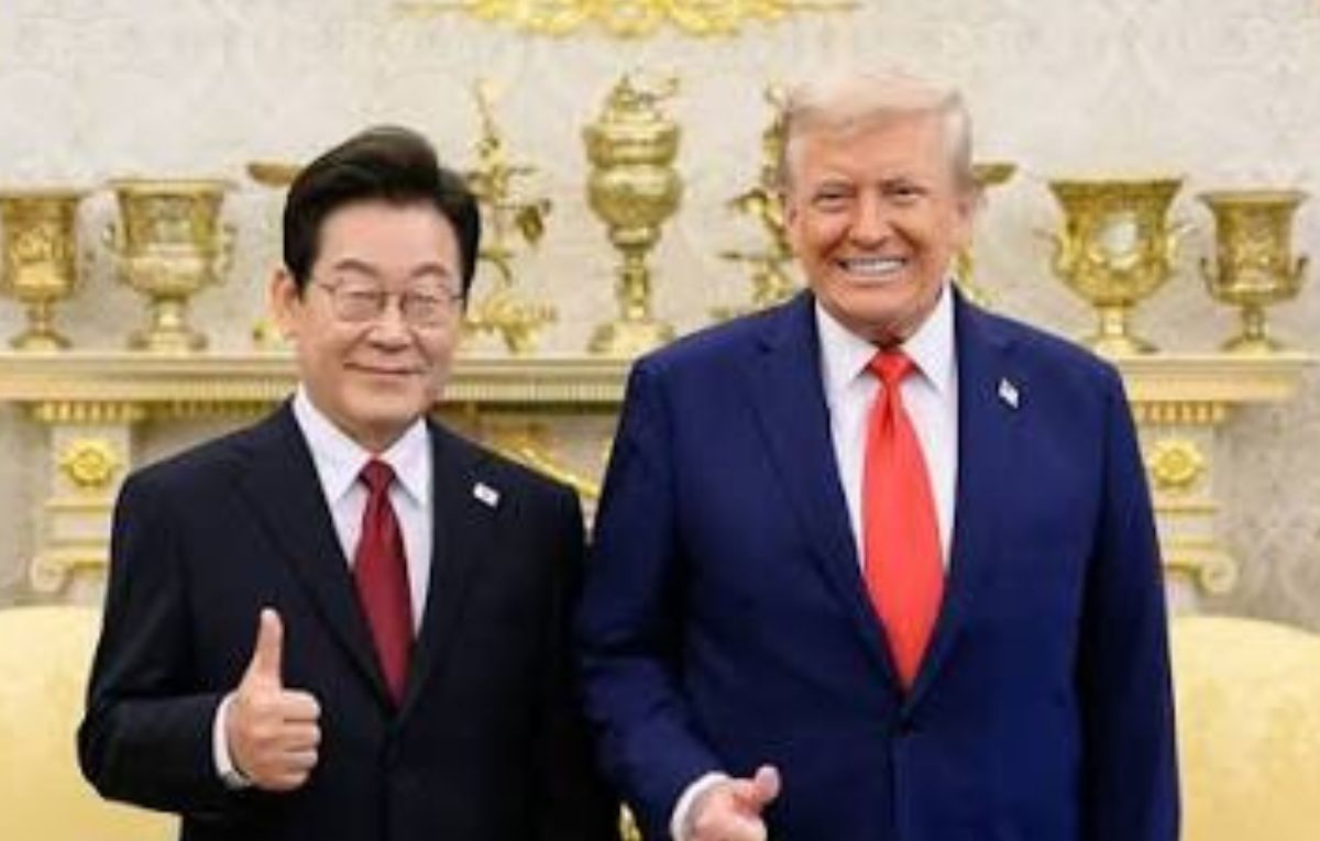 donald trump y lee jae myung