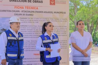 evelyn salgado inauguración carretera chilapa atzacoaloya