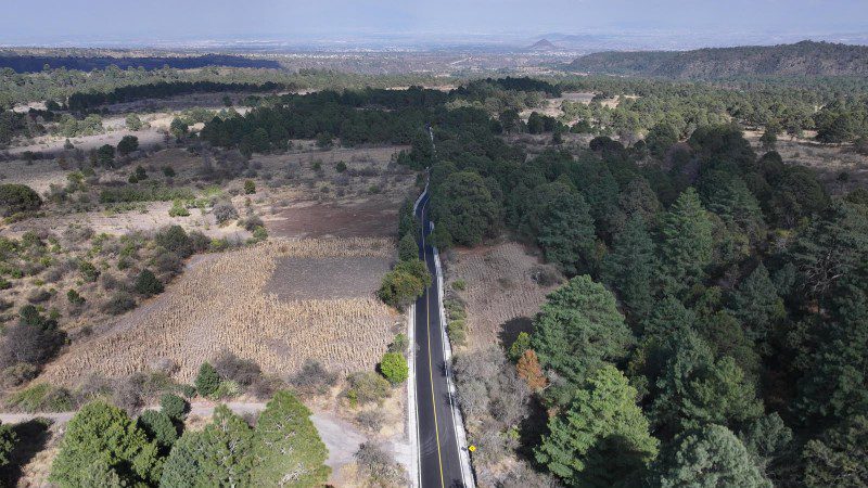 inauguración carretera san nicolás amecameca
