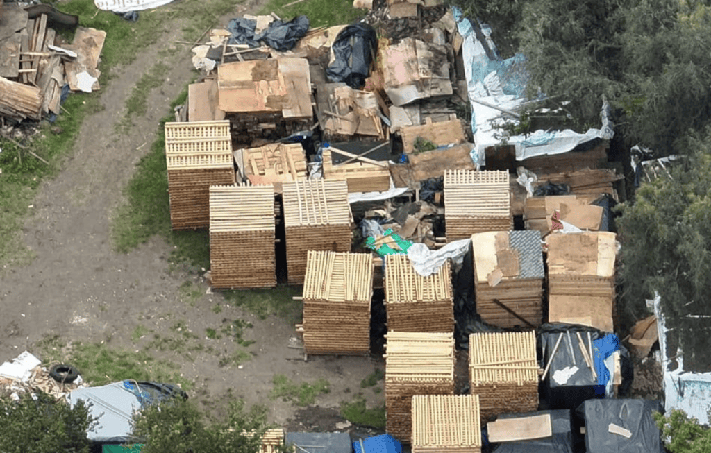 madera ilegal asegurada tlalpan