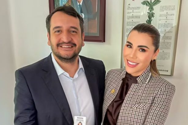 Marina del Pilar y Andy López Beltrán