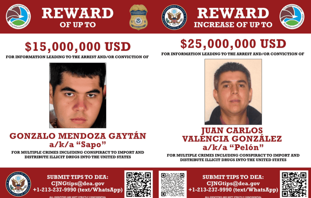 recompensa cjng