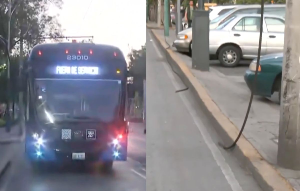 robo cable trolebus